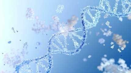 DNA Molecular Structure Illustration