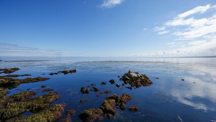 Pacific ocean at Monterey Bay, California, USA