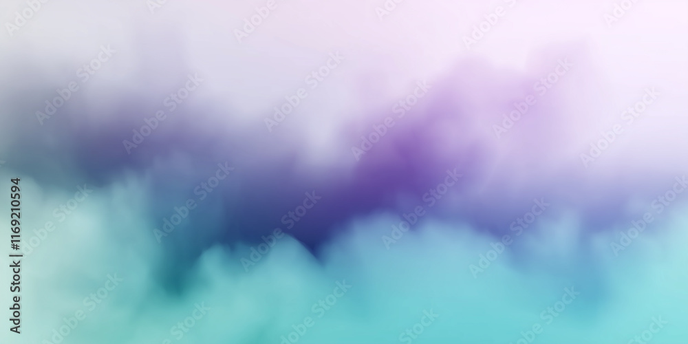 Poster soft pastel colored clouds creating a dreamlike atmosphere