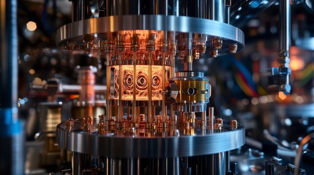 Advanced Ion Trap Quantum Computer Technology Close Up