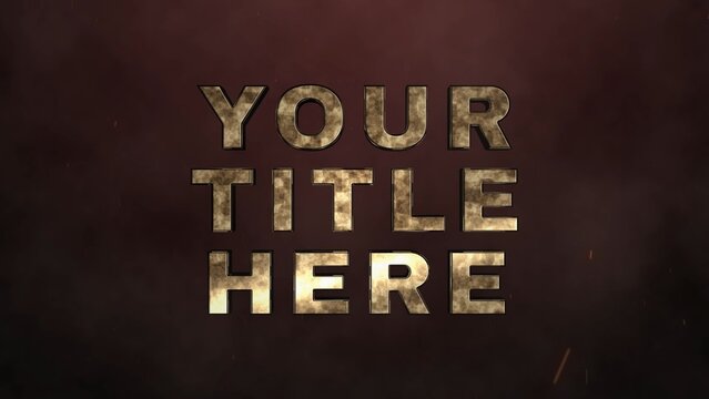 Dirty Metallic Smoking Title Intro