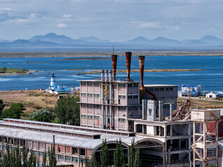 old abandoned factory in Nihuil (San Rafael, Mendoza)