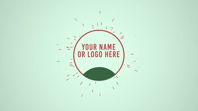 Ecological Soft Green Logo & Text Reveal