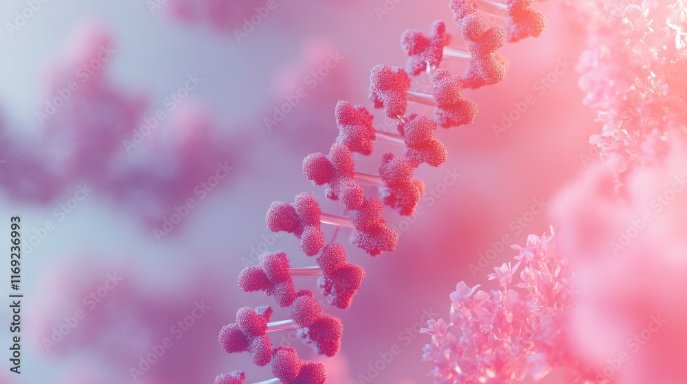Poster a conceptual diagram illustrating crispr gene editing in genetic engineering, with a focus on precis