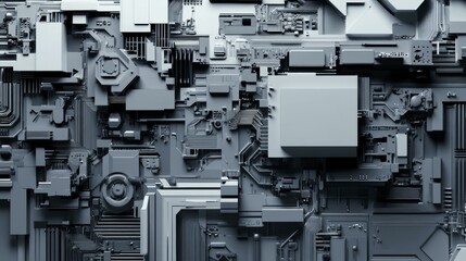 Fototapeta premium Abstract Futuristic Circuit Board Design