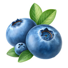Obraz premium blueberries fruit PNG Clipart with transparent background