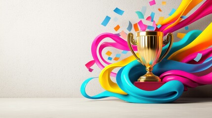 Graphic design studio's colorful celebration of achievement awards