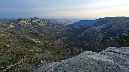 Obraz premium Majestic Mountain Valley Scenery