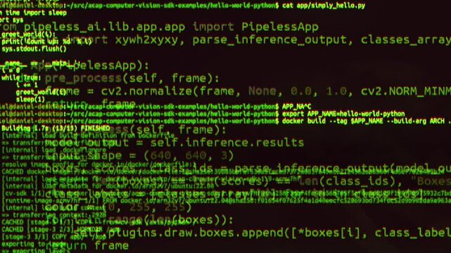 computer code and data stream