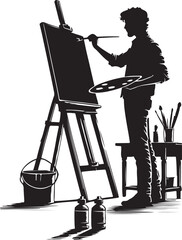 artist at work