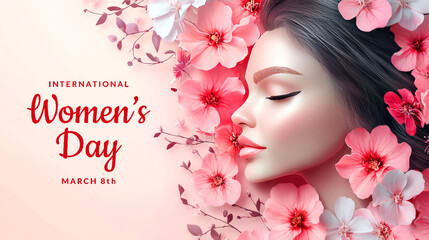 Fototapeta premium happy women's day backgrounds