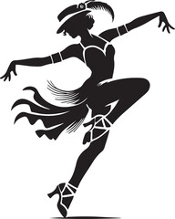 silhouette of a dancer