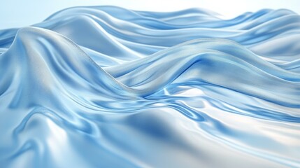 Abstract Light Blue Fabric Texture