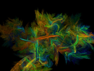 Imaginatory fractal abstract background Image