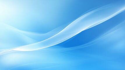 Fototapeta premium Abstract Blue and White Flowing Curves Background Design