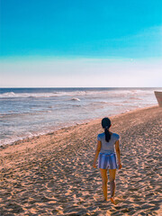 Girl at the beach