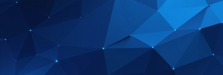 abstract polygonal shapes dark blue digital art create futuristic visually striking