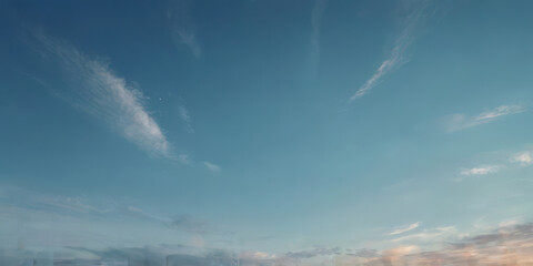 blue sky with clouds