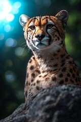 Fototapeta premium Majestic Cheetah in the Wild