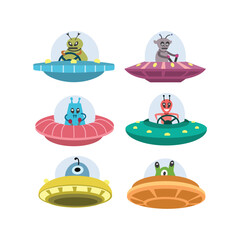 Alien illustration. Astrology. Spacecraft.  Flying saucer. Spaceship. Ufo spaceship.