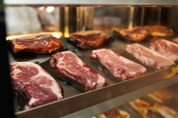 Premium Cuts of Meat on Display