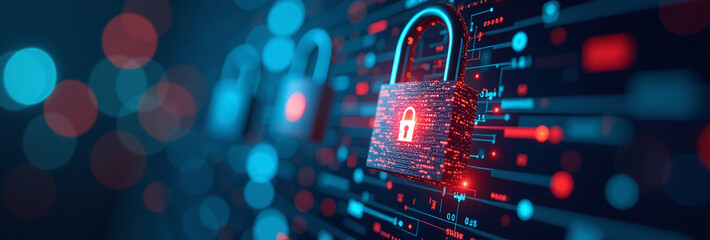 cyber security uses padlocks protect digital assets unauthorized access malicious cyber threats activities worldwide