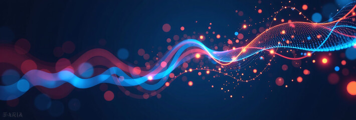 Obraz premium elegant digital backgrounds business presentations utilize futuristic technology abstract data