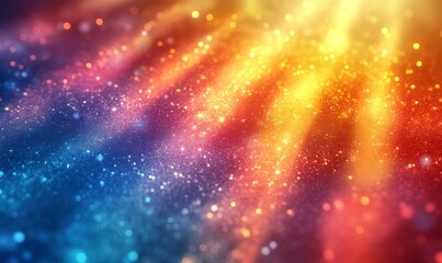 Fototapeta premium Vibrant glowing light rays with dynamic sunny tones, Generative AI