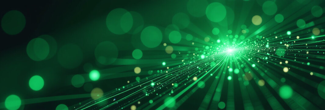 green tech backgrounds use digital elements showcase innovative data visuals abstract electronic