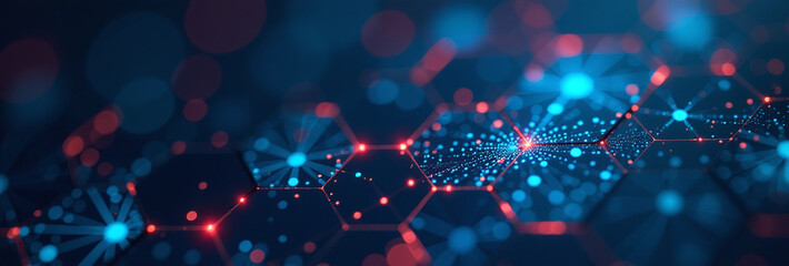 hexagons form geometric patterns modern designs medicine science digital tech vector medical