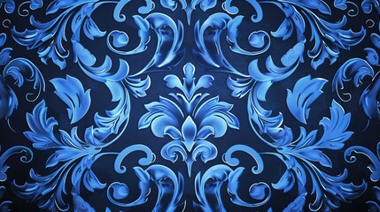 cerulan seamless pattern wallpaper