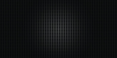 Black dark elegant seamless pattern in retro style with a little gold dots. Can be used for premium royal party. 3D abstract background, dark texture with rhombuses. Black cool background.