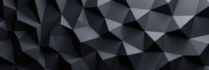 polygonal dark abstract mosaic creates visually striking intense atmosphere interior design