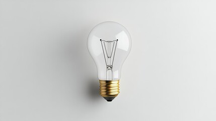 Classic Light Bulb with Clear Glass and Decorative Filament Design