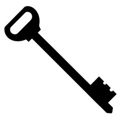 Allen key silhouette vector illustration