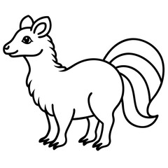 Coloring page line art Cempedak vector illustration 