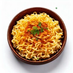 fresh green and spicy noodles