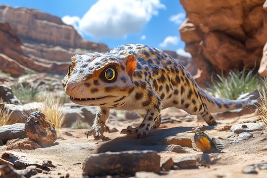 Mononykus hunting prey