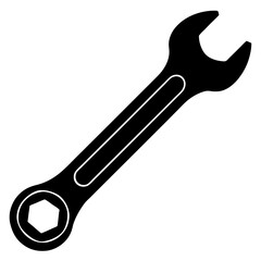 wrench isolated on white background
