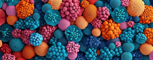 Exploring bacteria exposure through vividly colored colonies in gigapixel detail