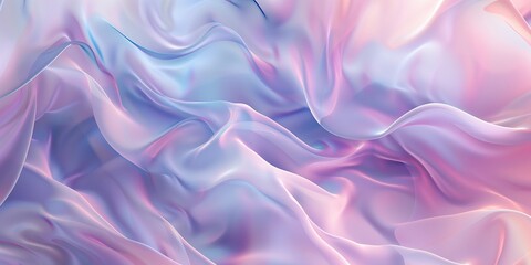 Vibrant Abstract Digital Artwork with Flowing Ribbon-Like Shapes in Bold Blues, Pinks, Purples, and Oranges Against a Dark Background