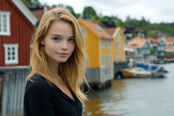 A beautiful young woman from sweden