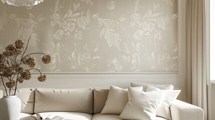 ivory seamless pattern wallpaper
