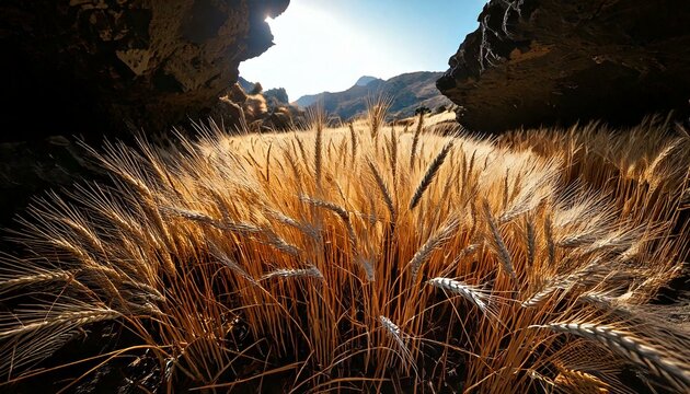 an epic field of wheat, silver and gold