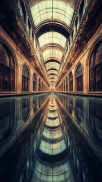 Reflective Grandeur: A Parisian Architectural Masterpiece