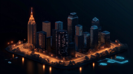 Obraz premium Innovative ecosystem development in urban incubators a vision for the future of cities