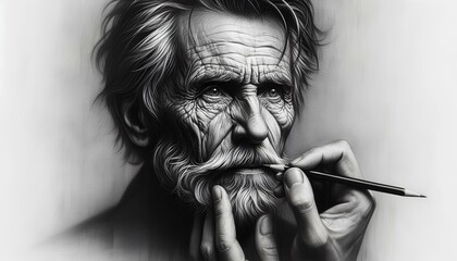 portrait of a man generative Al