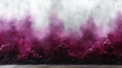 Abstract Purple Haze Landscape Artistic Wall Art