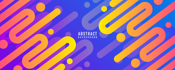 3D orange abstract background overlap layer on bright space with rounded lines effect decoration. Modern graphic design element diagonal style concept for web banner, flyer, card, or brochure cover