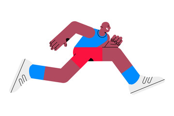 man running